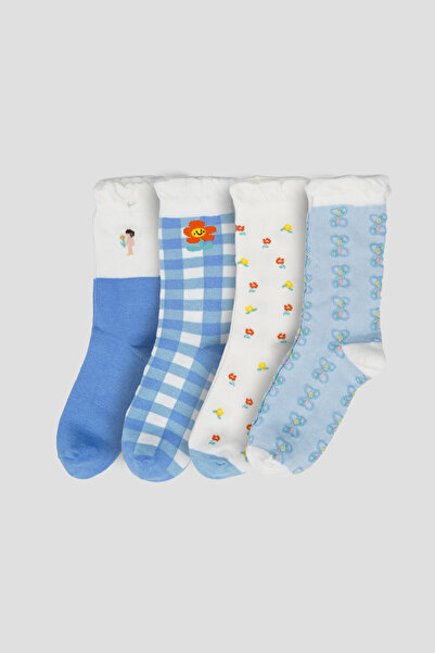 Defne Baby 4 чифта чорапи до глезена за момичета