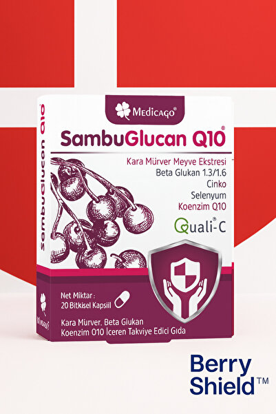 MedicaGo Sambuglucan Q10 20 Kapsül