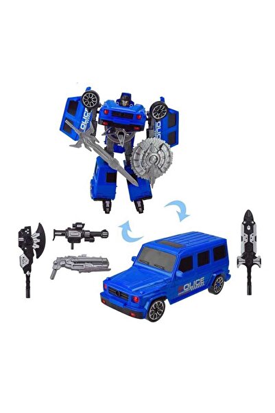 Sunman Transformer Police Robotları Beyaz