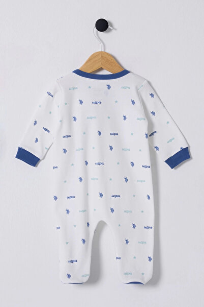 U.S. Polo Assn. Baby Boy fehér Jumpsuit