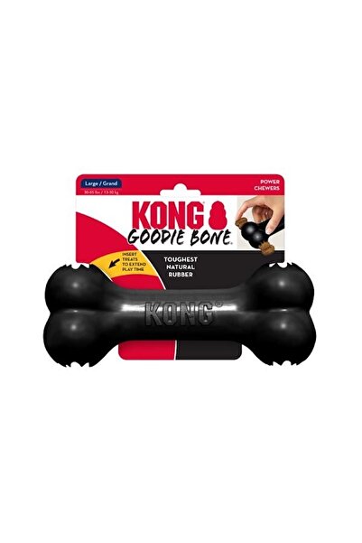 Kong Extreme Goodie Bone Kemik Şeklinde Çok Amaçlı Köpek Oyuncağı Ultra Sert L
