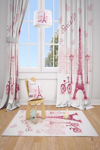 Talia Home Паризький дитячий комплект штор 2 крила Tla-105