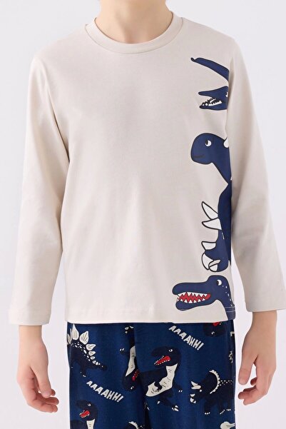 Rolypoly Boy's Blue Long Sleeve Pajama Set