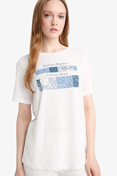 DeFacto Regular Fit Crew Neck Short Sleeve T-Shirt G0427Ax25Au