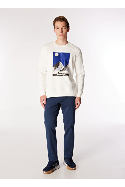 Jeep Normal Bel Düz Paça Standart Lacivert Erkek Pantolon J4WM-PNT4047