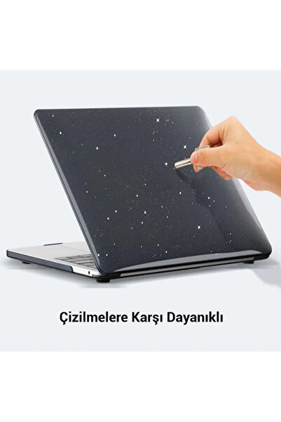 Mcstorey MacBook Pro 13 Inch Case - M1-M2 A2338 A2289 A2251 A1706-08 A1989 A2159 Silvery Crystal Glossy Cover