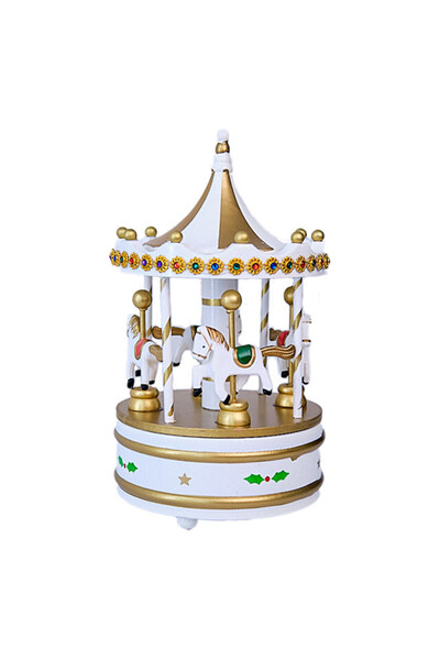 velve Decoratiune tip Caruselul Muzical „Carnavalul Bucuriei”, Auriu
