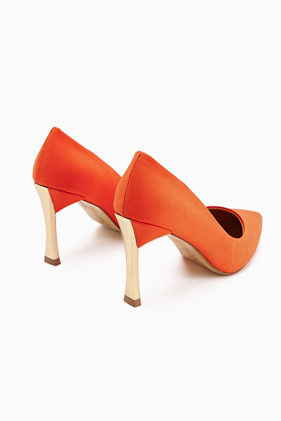 İncimoda Stiletto Women's Heeled Shoes Comfortable Vegan Leather Daily and Special Occasion