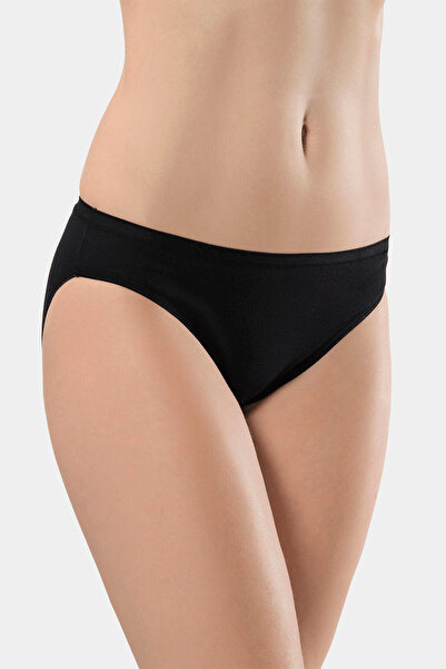TÜREN Türen Chiloți de bikini din bumbac, fără cusături, 2 piese, 270/negru