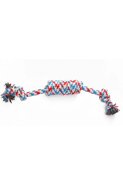 Petza لعبة حبل الكلب أونو باللونين الأزرق والأحمر