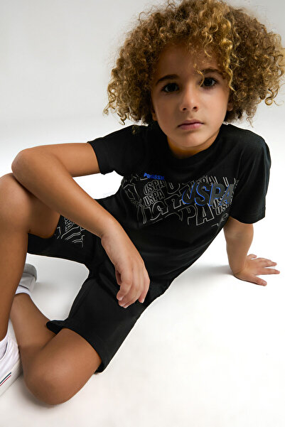 U.S. Polo Assn. Boy's Black Bermuda Suit