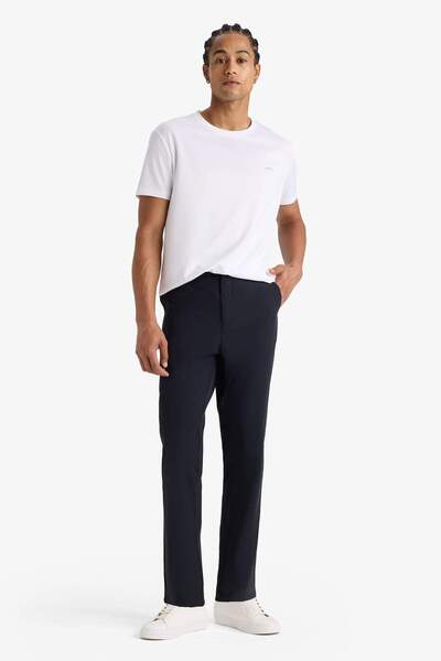 DeFacto DeFactoFit Slim Fit Στάνταρ Παντελόνι Αθλητικό Παντελόνι D9247AX25AU