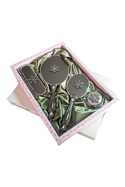 Ceyyiz Saraylı Сребърна снежинка комплект четки за грим 101