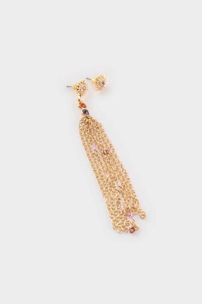 DeFacto Women's 2-Piece Gold Earrings F6635Axns
