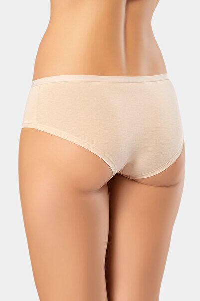 TÜREN 2-Pack, Cotton & Lycra, Women's Hipster Panties Set Skin