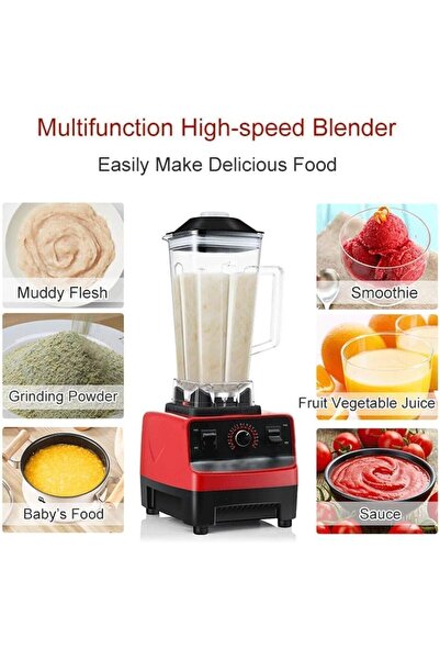 Silly fish DKH-Professional Blender with 2.5L Jar, 4500W Motor, 15 Speed Settings (extra spice Grind jar)-Color