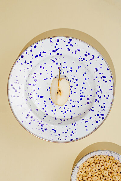 EMAYlab Speckles Pit Pasta and Salad Plate 24cm