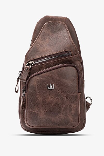 Getto Deri Ds Body Bag Kişiye Özel İsim Baskılı Çanta