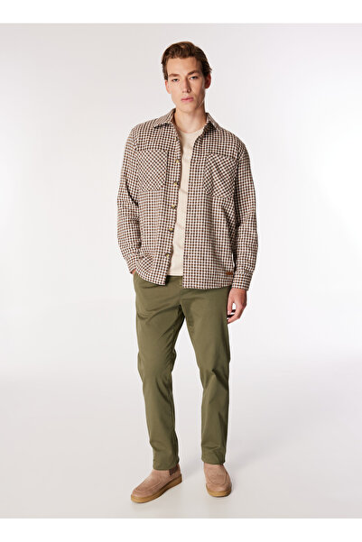 Jeep Normal Bel Düz Paça Standart Haki Erkek Pantolon J4WM-PNT4047