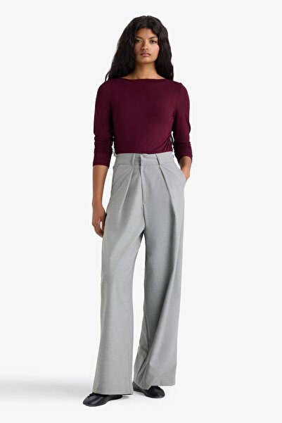 DeFacto Μακρυμάνικο μπλουζάκι με λεπτή εφαρμογή Slim Fit Boat Neck F9029AX25AU