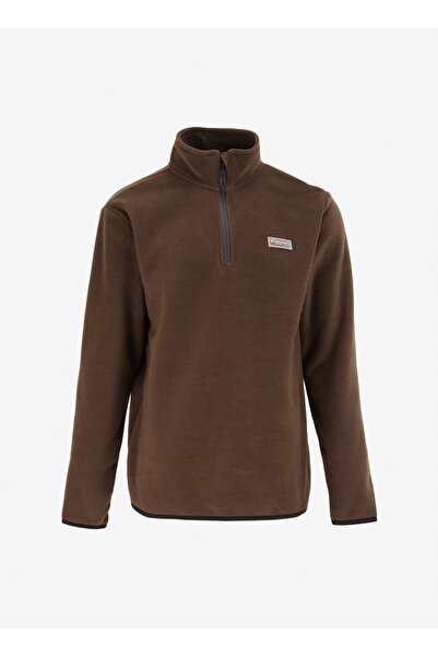 Discovery Expedition Haki Erkek Dik Yaka Basic Polar Sweatshırt D4WM-SWT3993