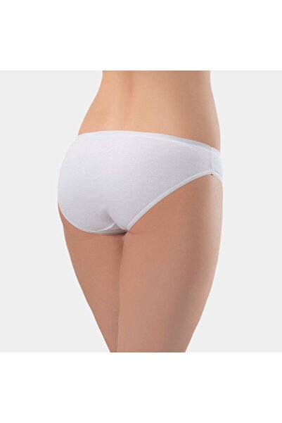 TÜREN Γυναικεία εσώρουχα μπικίνι από βαμβάκι χωρίς ραφές 270/Λευκό