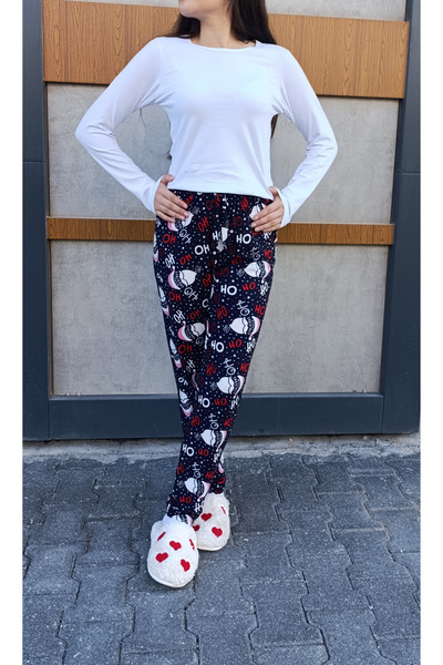 siyalife Pijamale pentru femei din piele intoarsa de iarna, cu textura moale, din 3 piese