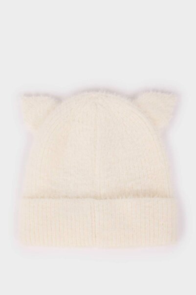 DeFacto Kız Bebek Kulaklı Triko Bere F0024A525WN