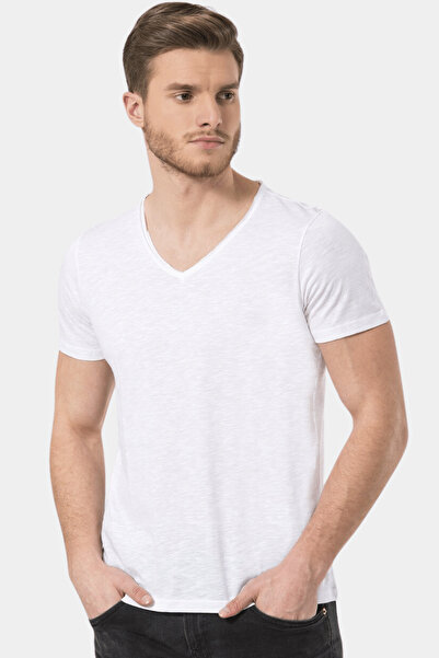 Wtshirt Tricou Havana pentru bărbați HAVANA/Alb