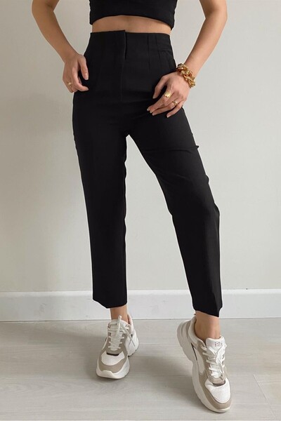 Suziş Kadın Beli Pensli Havuç Pantolon ATK003
