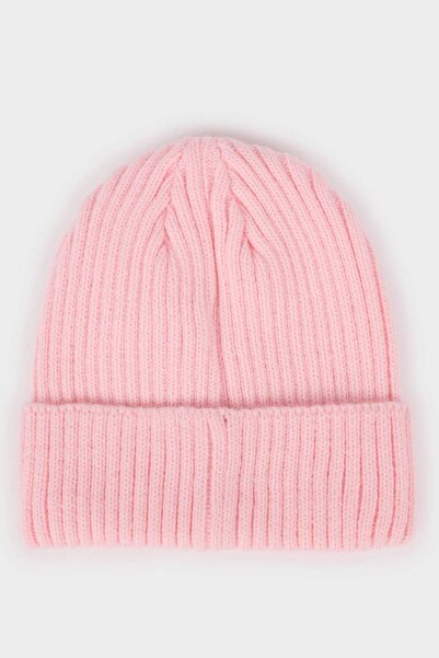 DeFacto Kız Bebek Dokuma Etiketli Triko Bere E9999A525WN