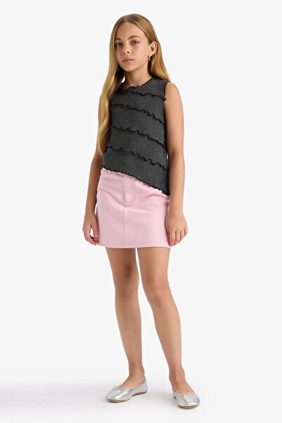 DeFacto Girl's Wrap Sleeveless Blouse G0167A825Hs