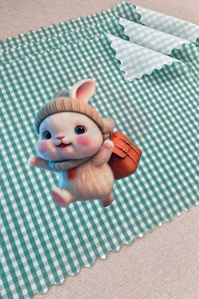 m montefair 3 Adet Yıkanabilir Karakterli Ilkokul Ve Okul Öncesi Beslenme Ört...