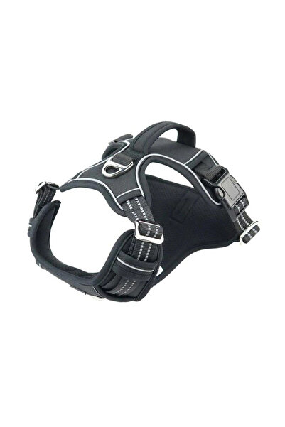 Petza Köpek Göğüs Tasması Finwe Siyah