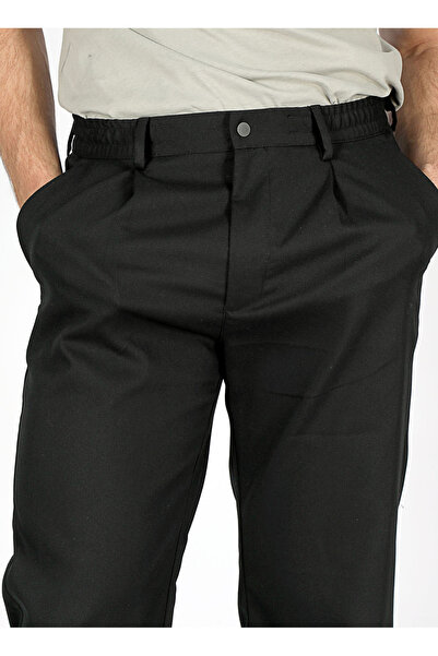 Lee Cooper Normal Bel Regular Fit Black Men's Chino Trousers 251 Lcm 221010 Joanka Black