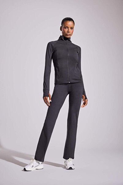 DeFacto Defactofit Flare Fit Recovery High Waist Spanish Leg Soft Touch Sports Pants B3988Ax25Au