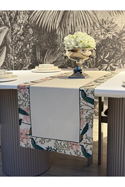 Heriya Keten Iraz Desen Runner 40X140 cm