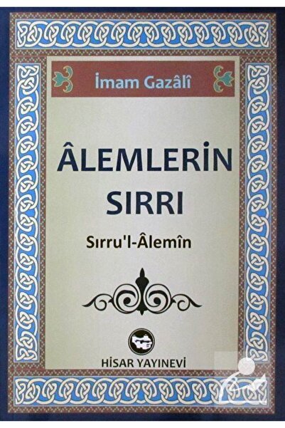 Hisar Yayınevi Alemlerin Sırrı