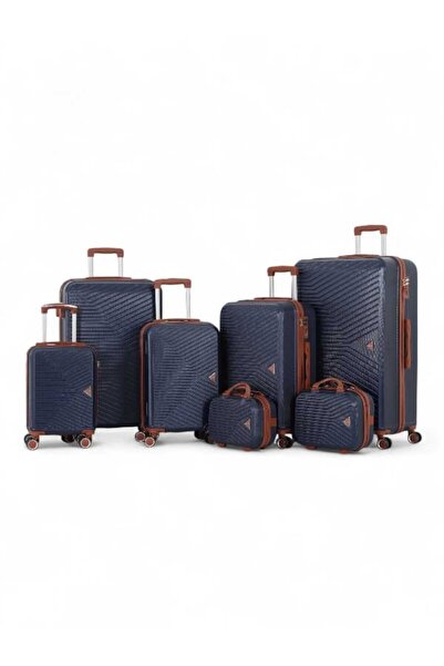 AVIATOR طقم حقائب سفر دبش عروسة-مكون من 7 قطع-بكفرات دبل صامتة - وسحاب توسعة-ماركة