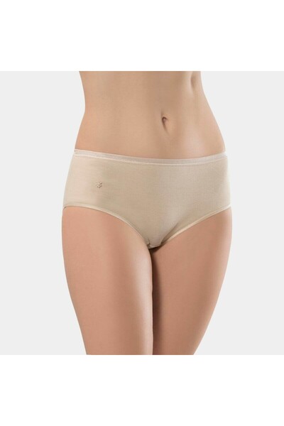 TÜREN Chiloți de bikini din bumbac, fără cusături, din 2 piese, pentru femei 234/Ten