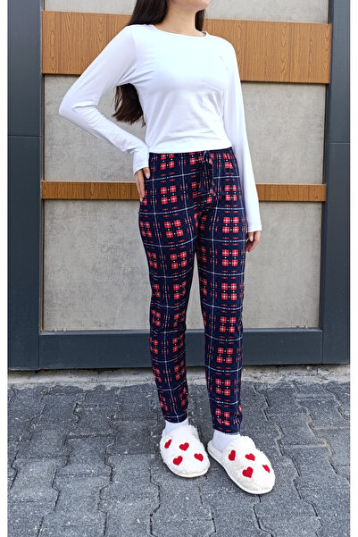 siyalife Pijamale de damă din piele intoarsa de iarna cu textura moale