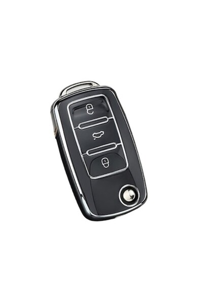 OEM Glossy black car key cover - VW, Skoda and Seat models