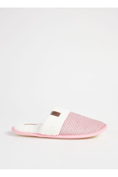 FABRIKA COMFORT Pembe-Beyaz Kadın Ev Terliği ALICA