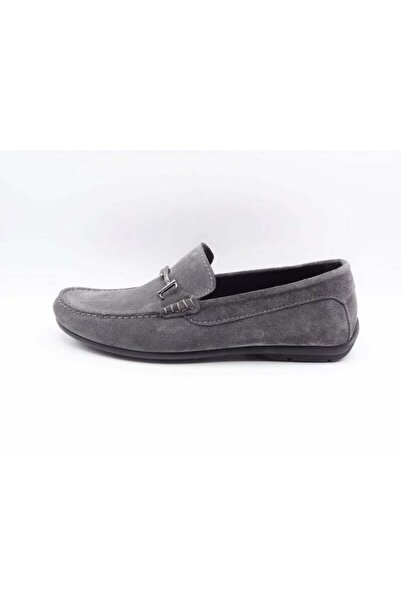 King Shoes 3210 Gray Suede Men's Shoes