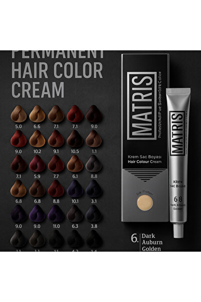 Matris Profesyonel Saç Boyası 6.3 Koyu Kahve