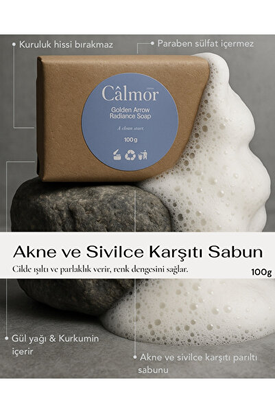 Akne ve Komedon Karşıtı Parıltı Sabunu 100g
