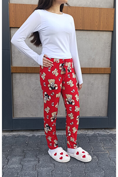 siyalife Kışlık Süet Yumuşak Dokulu Kadın Pijama