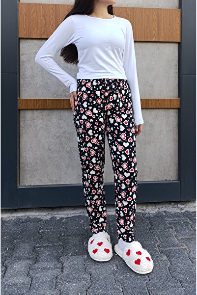 siyalife Pijamale de damă din piele intoarsa de iarna cu textura moale