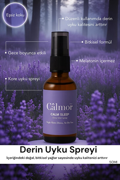 Calmor Câlmor CalmSleep – Sleep Mist Spray 50 ml Doğal Uyku Spreyi
