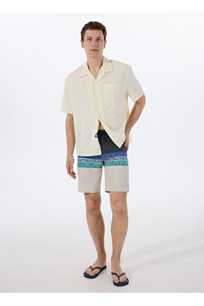 Quiksilver EQYBS04890 SURFSILK STRAIGHT LEG Çok Renkli Normal Bel Standart Kalıp Erkek Şort Mayo